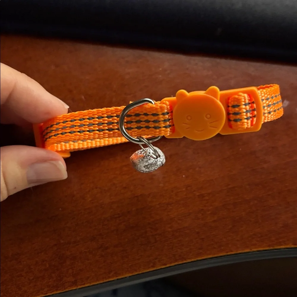 Orange Cat-Themed collar